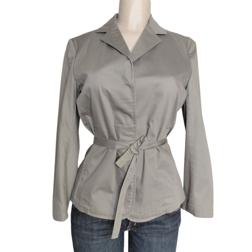 AX Women's Gray/Green Jacket M